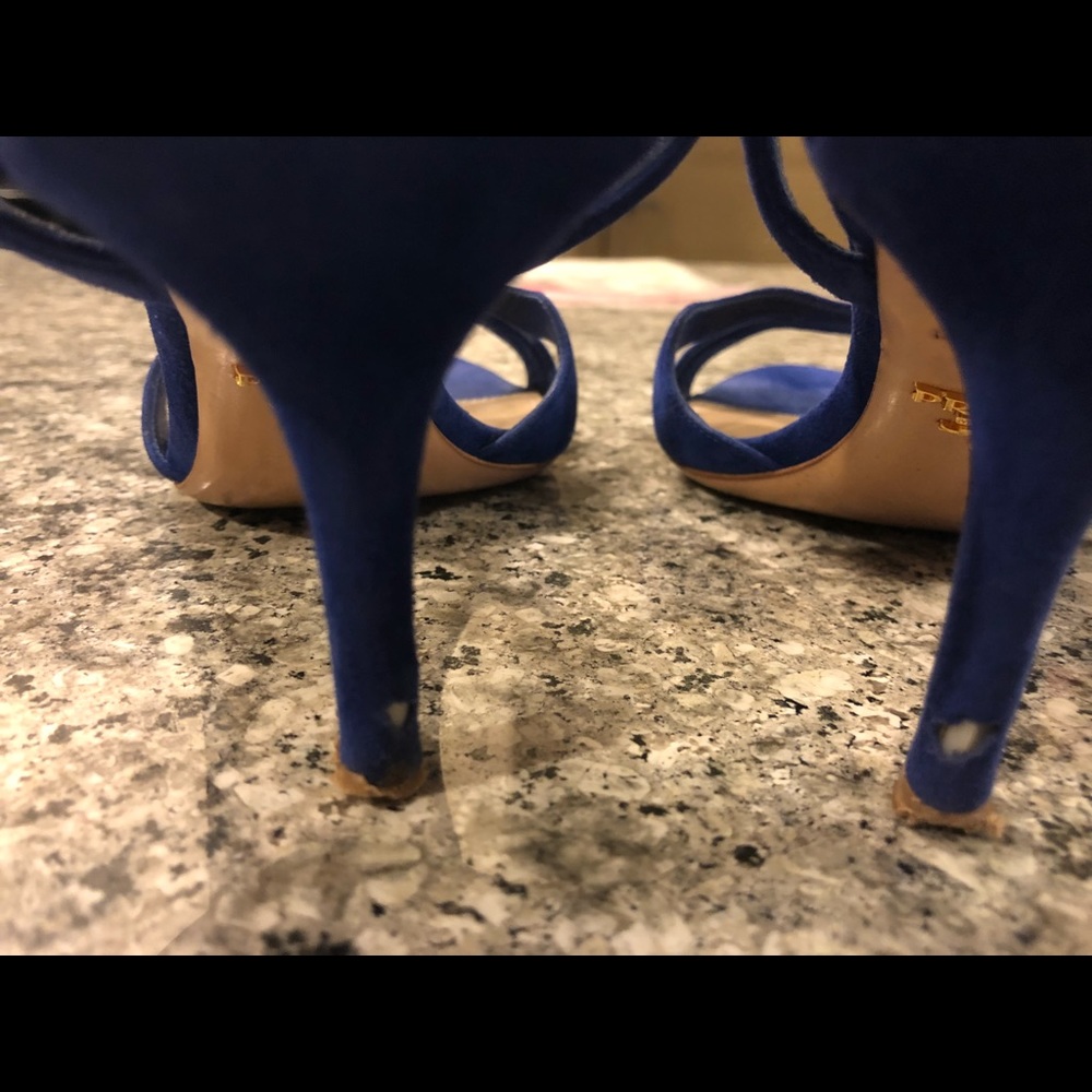 - Prada blue suede High heel shoes - Picture 4 of 7